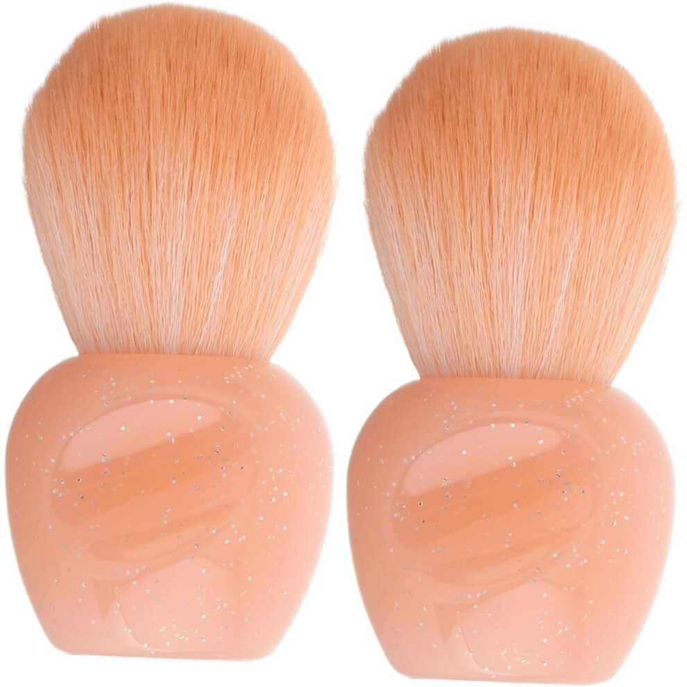 Hkhbjs 2Pcs Nail Dust Brush Mini Makeup Brush For Cheeks Portable Blush Applicator