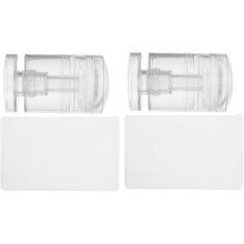 2 Sets Silikonstempel für Nagelkunst, French-Tip-Stempel, Silikon-Gel-Nagelstempel-Werkzeug
