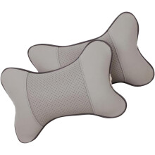 Nackenstützkissen (2er-Set) mit Knochendesign, ergonomischer Nackenschutz für Reisen und tägliches Autofahren