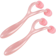 2 masajeadores ergonómicos para el puente nasal, herramienta de belleza facial y rodillo de masaje para mujeres.