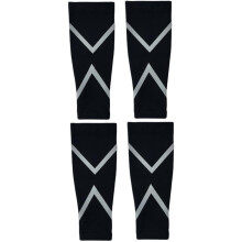 2 Paar lange, kniehohe Kompressionsstrümpfe für Fitness und Laufen, atmungsaktive Sportsocken