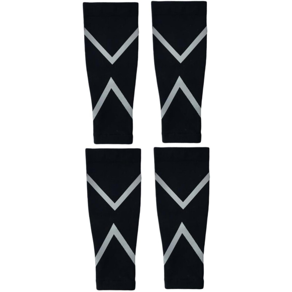 Hkhbjs 2Pairs Long Knee High Compression Socks For Fitness And Running Breathable Athletic Socks