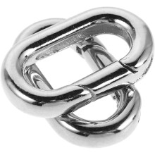 2 Stück ovale Schmuckverbinder, silberne Federverschlüsse für die Herstellung von Halsketten und Armbändern