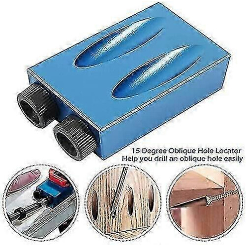 Inclined Drilling Jig Pack 15 Degree Angle Drive Pocket Hole 2