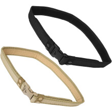 Verstellbarer Outdoor-Herrengürtel, khaki-schwarz, strapazierfähiger Canvas-Gürtel für Wandern, Camping, Training und vielseitige Aktivitäten