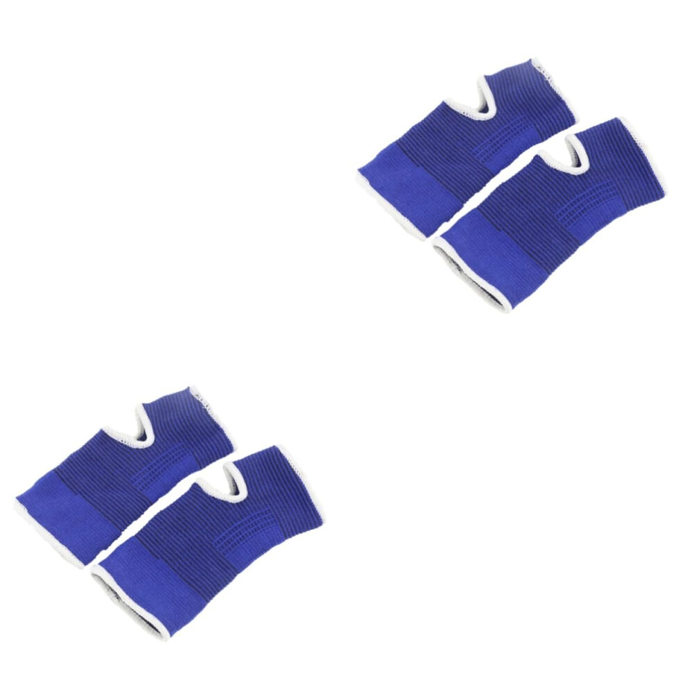 Hkhbjs 2Pairs Knitting Ankle Socks For Gym Running Ankle Protector And Support Elastic Foot Brace Guard