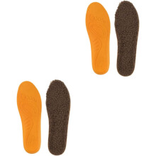 2 Paar Einlegesohlen aus Lammimitat, Wintersohlen, warm für Damen und Herren, Schuhpolster, Fußpflege