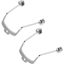 2 Stück Nasenpolsterhalterungen aus Metall mit einem Loch