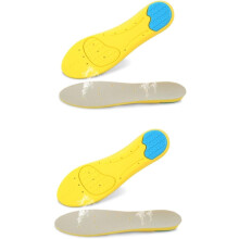 2 pezzi Soletta piatta ultra morbida e spessa, ritagliabile per scarpe sportive, ammortizzante, traspirante, dolce, assorbente, con superficie grigia