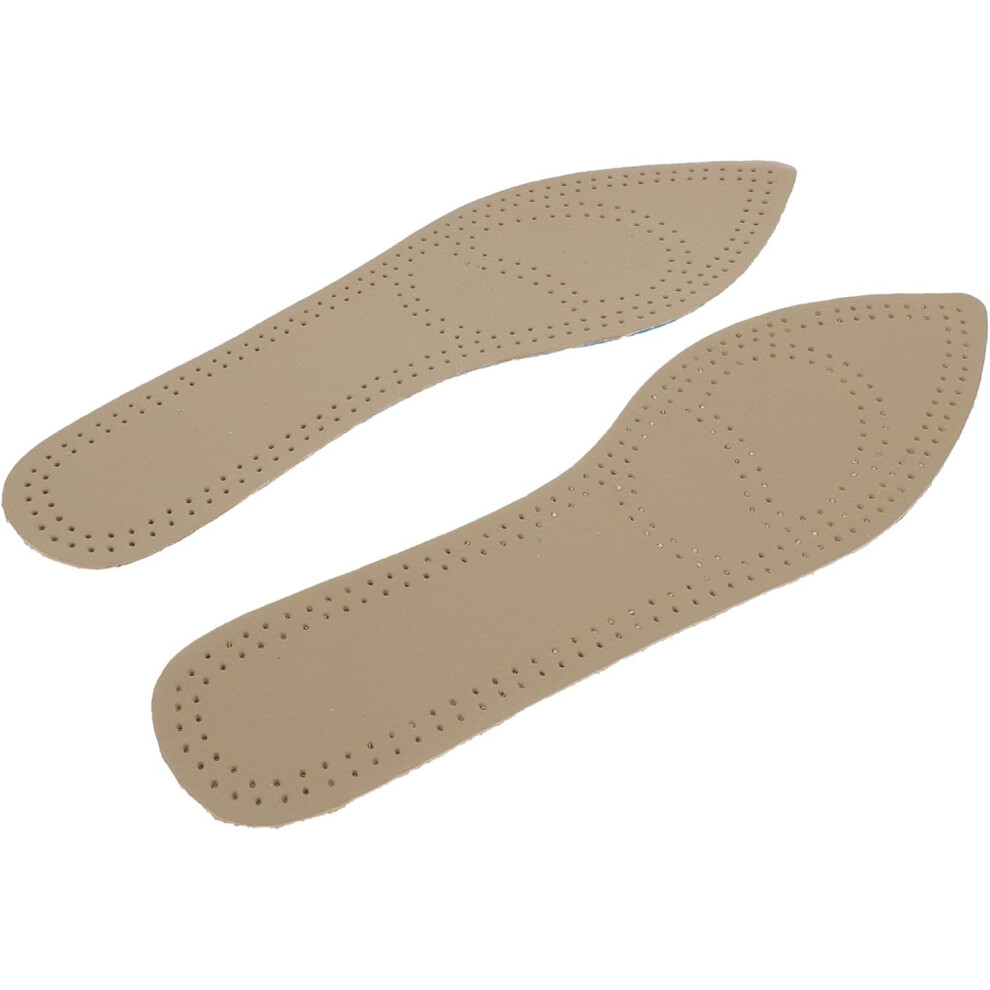 Hkhbjs 2Pairs Cowhide Insoles Breathable Shoe Insole For High Heels Classic Loose Shoe Pad Use Heels Random Color