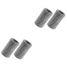 2 Paar schweißabsorbierende Fitness-Armbänder