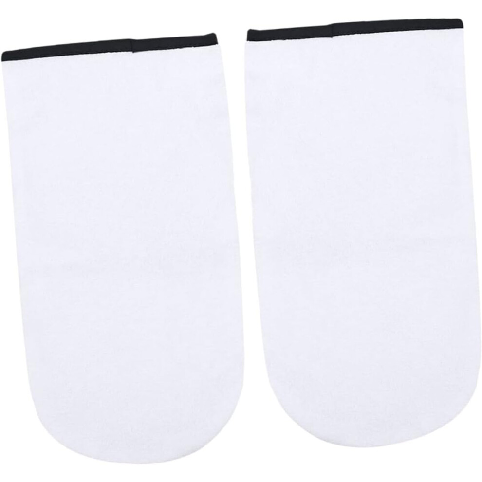 Hkhbjs White 2Pairs Insulated Paraffin Wax Treatment Gloves For Therapy Deep Moisturizing
