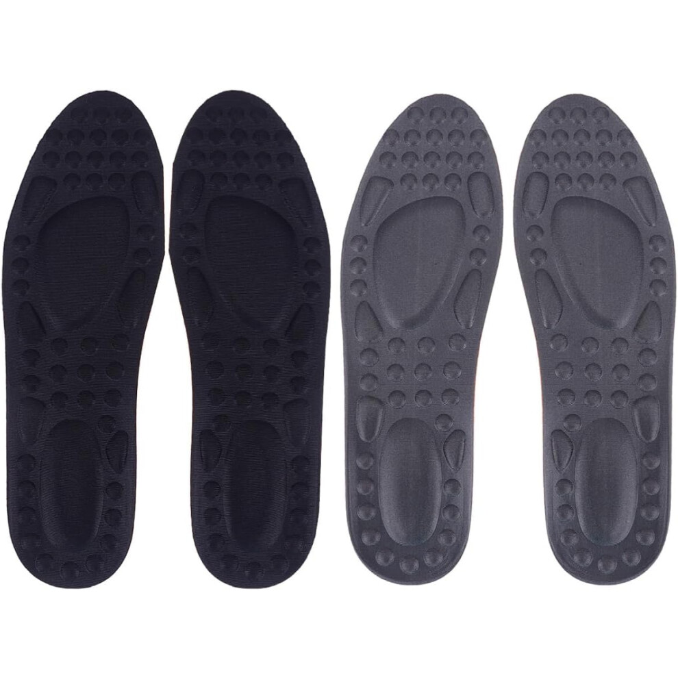 Hkhbjs 2Pairs High Elastic Shock-Absorbing Sports Insole Breathable Feet Cushion Pads