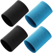paar verkoelende polsbeschermers/polsbraces met ijs, ideaal voor de zomer en sport.
