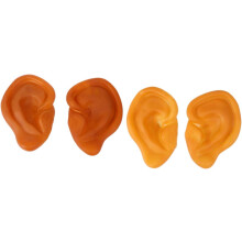 2 paar neppe Halloween-oren voor cosplay, Halloweenfeestaccessoires en verkleedkostuums. Diverse stijlen, willekeurige kleuren en stijlen.
