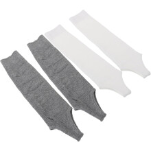 2 Paar gestrickte Stulpen im Ballettstil für Damen, ideal für Tanzpartys und den Alltag.