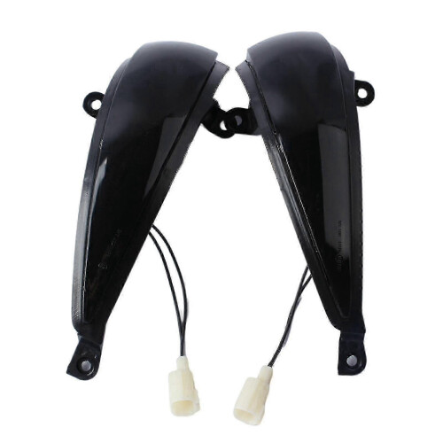 2x Dynamic Black Wing Mirror Led Indicators For Honda Civic Mk8 05-2012 1