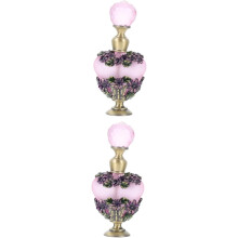 Lot de 2 flacons à arômes pour huiles essentielles, style parfum oriental. Décoration