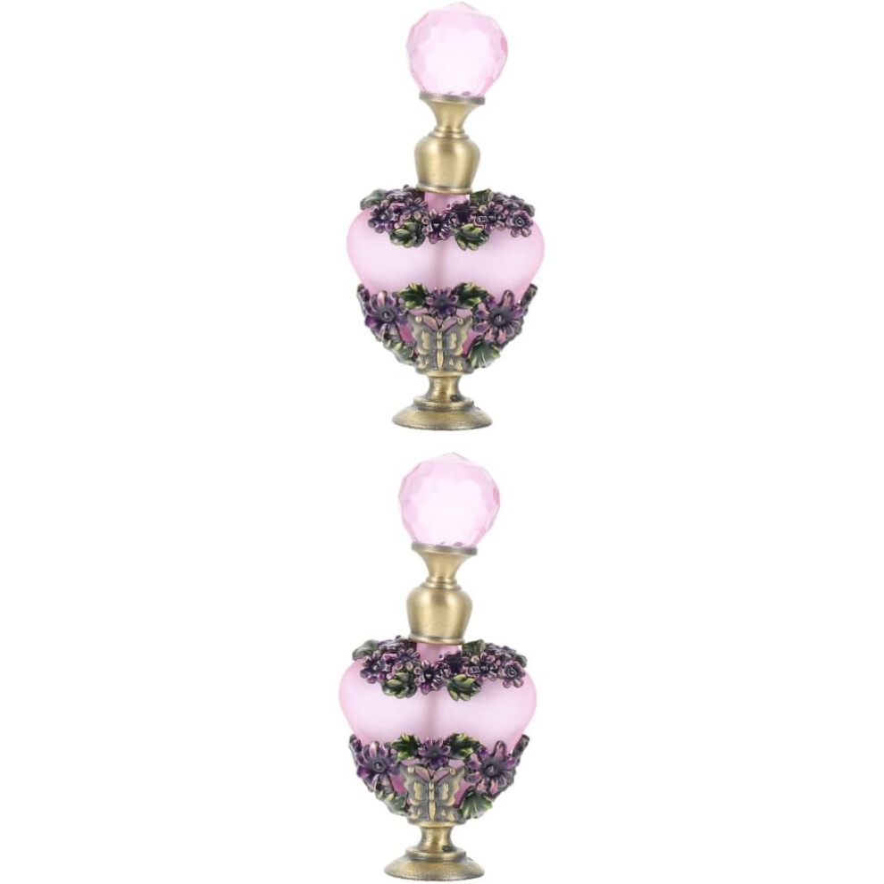Hkhbjs 2Pcs Aroma Bottle For Essential Oils Middle Eastern Perfume Bottle Dã©Cor