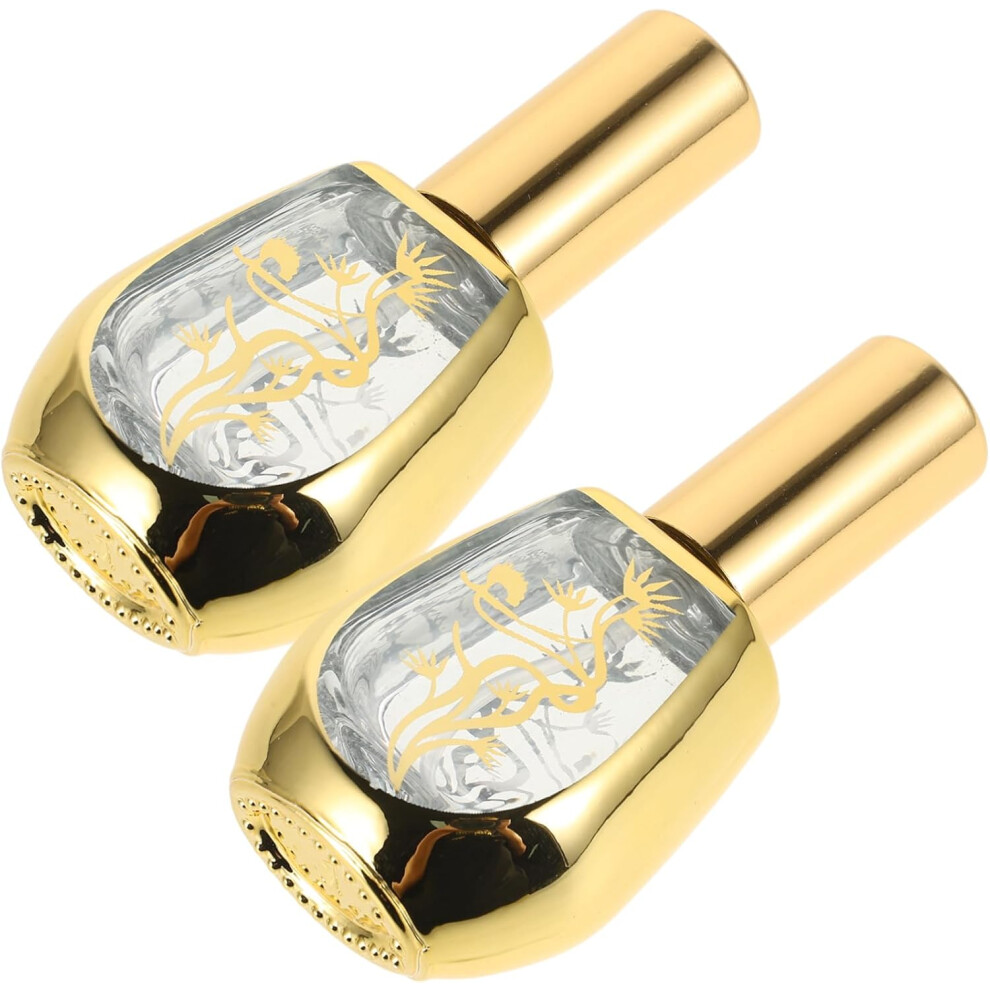 Hkhbjs 2Pcs 10Ml Glass Perfume Bottles Refillable Portable Spray Aromatherapy Bottles