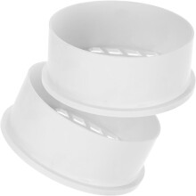 Abnehmbare Bodenablaufabdeckung (2 Stück), 110 mm PVC-Einsatzrohr, Ablauffilter für Balkon