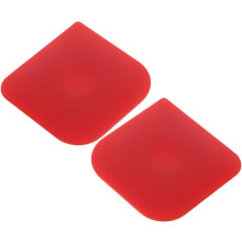 2 Stück Teigschaber für Kuchen, Torten und Töpfe, 14 cm (5,5 Zoll), rutschfest, aus Polycarbonat, zum Reinigen von Töpfen und Pfannen
