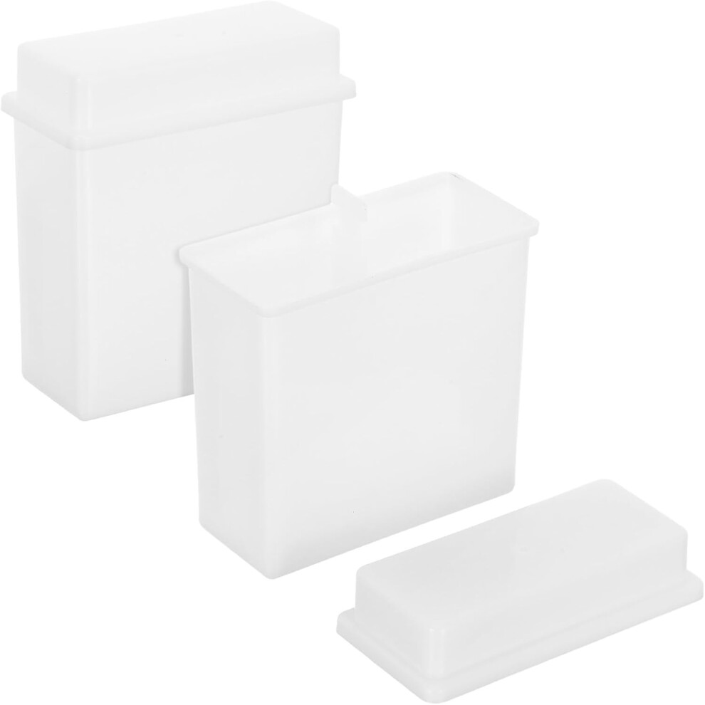 Hkhbjs 2Pcs Plastic Slide Staining Jar For Laboratory Sample Prep Microscope Slides Staining Cabinet Plastic Jar Lid