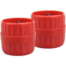 2-teiliges Kupfer-Entgratungswerkzeug-Set (Innen- und Außenreibahle) für PVC- und Metallrohre, tragbares Rohranfasen-Set