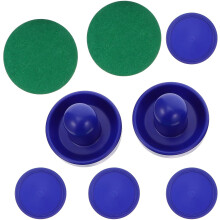Airhockey-Puck- und Kunststoff-Schieber-Set, 76 mm, ABS-Hockeyzubehör mit rutschfestem Griff