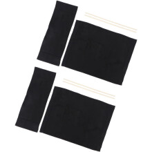 2er-Set Regiestuhl-Bezugssets, Ersatzbezug aus Canvas, ergonomische Form, klassischer Stil, Canvas-Material