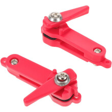 Lot de 2 outils redresseurs de ligne de pêche, clips de largage pour downrigger, support de canne à pêche pour kayak, bateau et eau salée