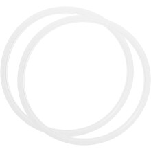 Lot de 2 anneaux d'étanchéité en silicone pour autocuiseur, en silicone de haute qualité et résistant.