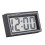 Reloj universal con pantalla LCD, reloj electrónico digital ABS para el salpicadero del coche. 2