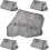 Fietsenstalling van polyethyleen, 200 x 110 cm, voor uw fiets. 3