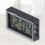 Reloj universal con pantalla LCD, reloj electrónico digital ABS para el salpicadero del coche. 4