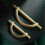 2pcs Gold Cabinet Pulls Drawer Pulls Half Moon Shape Cabinet Pulls Drawer Dresser Handles Kitchen Cupboard Handles A-YuJia 3