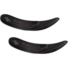 2 Stück Gesichtsmassagegerät aus Naturhorn, Gua Sha Schabestäbe, 13-18 cm, Druckpunktmassage