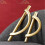 2pcs Gold Cabinet Pulls Drawer Pulls Half Moon Shape Cabinet Pulls Drawer Dresser Handles Kitchen Cupboard Handles A-YuJia 5