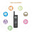 Wireless Powerpoint Presentation Ppt Pointer Clicker Presenter Lcd Display Green Light Rf Remote Control 300m Distance 5