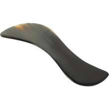 2 Stück Horn-Schabbrett-Massageplatten, S-förmiges Gua-Sha-Gesichtswerkzeug für die Hautpflege