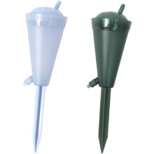 2 Stück Kegel-Tropfer mit einstellbarem Wasserdurchfluss, Pflanzenspitzen, automatisches Bewässerungssystem