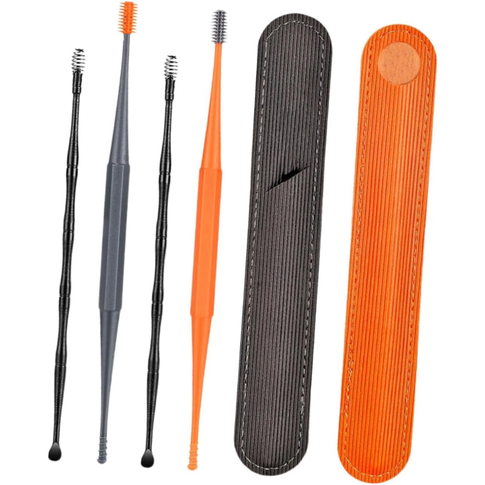 Hkhbjs 2Sets Ear Wax Removal Tool Double End Silicone Earwax Tool