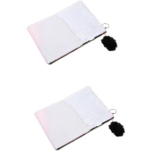 2er-Set Pailletten-Federmäppchen, Pailletten-Make-up-Tasche, Kosmetiktasche für Damen, Münzgeldbörse für den täglichen Gebrauch und auf Reisen