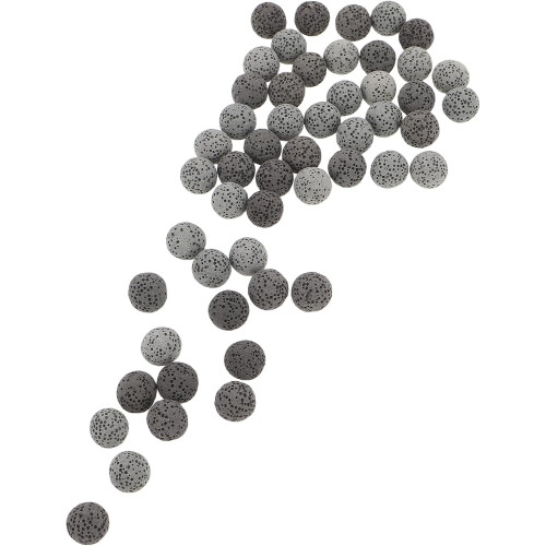 2-set naturlig vulkanisk sten diffusor runda aromaterapi stenar eterisk olja doft lavastenar