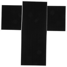 2 Stück rutschfeste Schuhsohlenpolster, leicht, selbstklebend, aus PVC, rutschfest, 1,1 mm dick, Wellenmuster