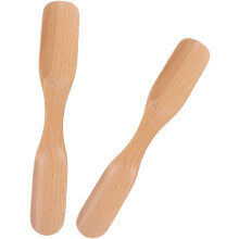 2 Stück Schuhanzieher aus Massivholz mit ergonomischem Griff, ideal für Senioren, unterwegs und als praktischer Schuhanzieher.