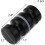 2PCS Black Back to Back Shower Door Pull Handles for Glass Bathroom Door Knobs 2