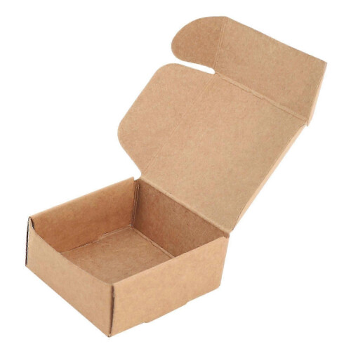 100 Stück kleine Kraftpapier-Verpackungsboxen 1