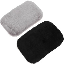 Luvas de polimento de sapatos 2pcs Conjunto de luvas de limpeza duplas de peluche para cuidados de sapatos e brilho de tênis