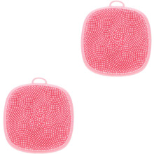 2pcs Silicone Face Wash Brush Cleansing Facial Tool Blackhead Remover Skin Care Tools